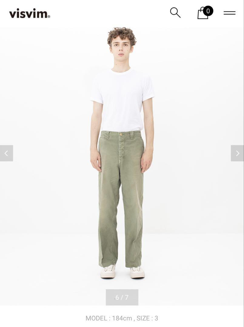 Visvim Wide Chino Pants Crash Beige | eBay