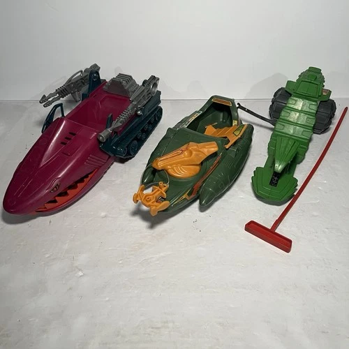 Vintage Masters of the Universe 1980's MOTU Vehicle lot of 3  - As Is