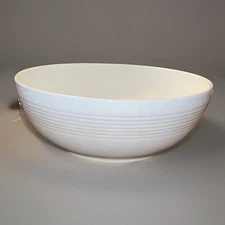 White Stone Ware 9.2” Bowl, Early Gibson
