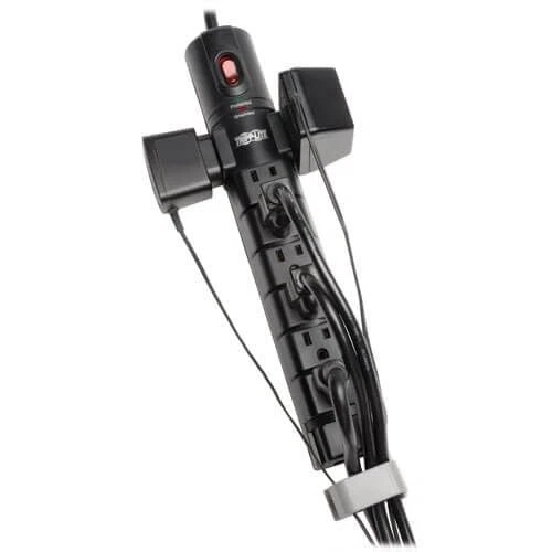 Tripp Lite 8 Outlet Surge Protector Power Strip 6ft Cord Right Angle Plug - Image 2 of 4