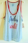 Ladies Sleep Tank Top Feeling Wild Size 3X (22W-24W)  *NEW