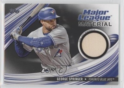 2023 Topps Series 1 Major League Material Black 120/199 George Springer 0x5w