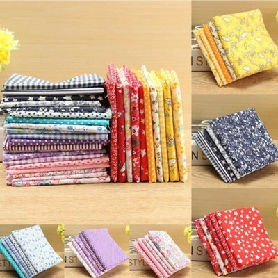 5 Stück Baumwollstoff Nähen für Patchwork Stickerei Ornament Dekoration