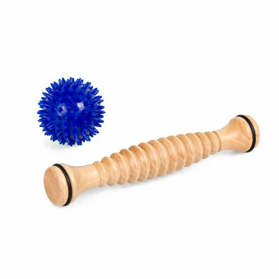 AFH-WEBSHOP AFH TheraPIE Fußmassager Deluxe | Typ Holz (incl. 1 Igelball)