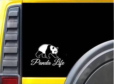 Panda Life Sticker K687 8'' Vinyl decal