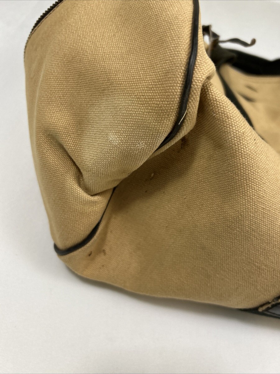 Vintage Boyt Luggage Company Iowa Canvas Duffle Bag Duck