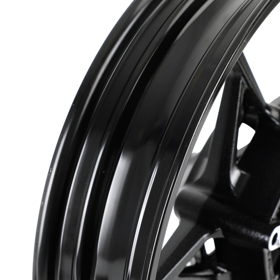 For Kawasaki Z400 EX400 Ninja-400 2018-2023 ABS #7 Front Wheel Rim Glossy Black - Изображение 4 из 4