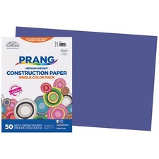 Construction Paper Blue 12" x 18" 50 Sheets Kids Crafts School Supplies