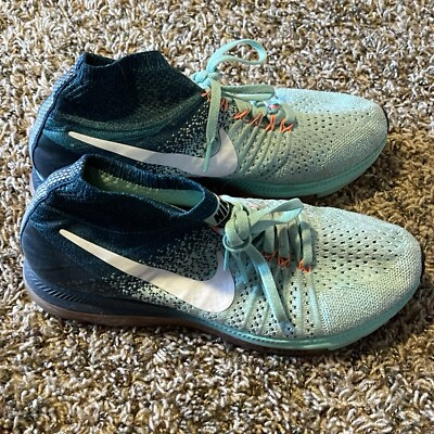 Nike Zoom All Out Flyknit ‘Green Glow’ 845361-300 Women’s Size