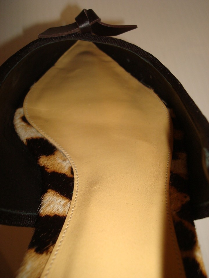 EUC Alexandre Birman Clarita Pointy Toe Ballet Flat Leopard Sz 9 / 39 ...