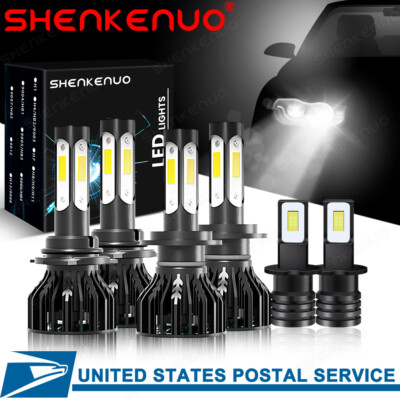 Para For Mazda Protege5 2002 - 2003 faro LED alto / bajo + Kit de luz antiniebla