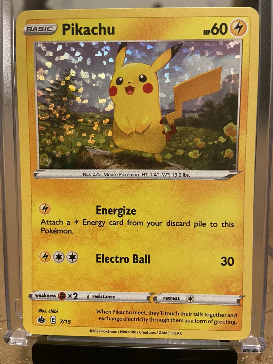 Pikachu Mc Donalds Carta Pokemon - Pikachu Foil