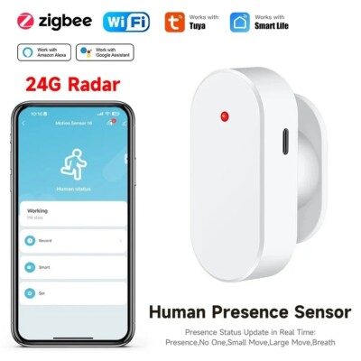 24G Tuya Zigbee Menschlicher Präsenzmelder Smart Menschlicher Körper PIR Sensor Radar Erkennung