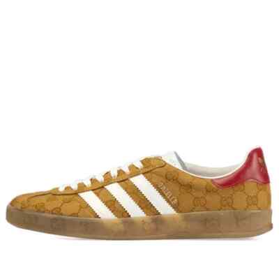 GUCCI × adidas Gazelle Beige / Brown HQ8850 Men's US4-14 New | eBay