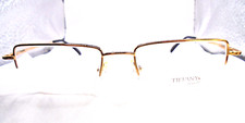 Tiffany Lunettes T755 54-19-140 C.4 23K Gold-Plated Eyeglasses Frames Italy