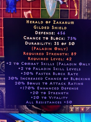 Herald of Zakarum (HoZ) - D2R ROTW Diablo II Resurrected Ladder
