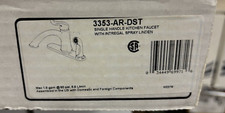 Delta 3353-AR-DST Linden Single Handle Kitchen Faucet - Artic Stainless