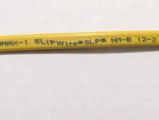 NM-B Wire 12/2 w/Ground 12 AWG Gauge CerroMax SlipWire 25 FT Yellow