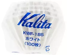 Kalita Wave Paper Coffee Filters I Larger Size 185 I 100  Assorted Styles 