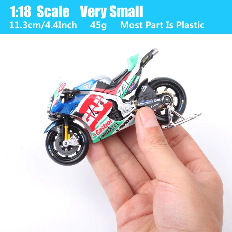 Maisto 1/18 2021 Honda RC213V LCR Team #73 Alex Marquez Motorcycle Model Bike - Image 3 of 4