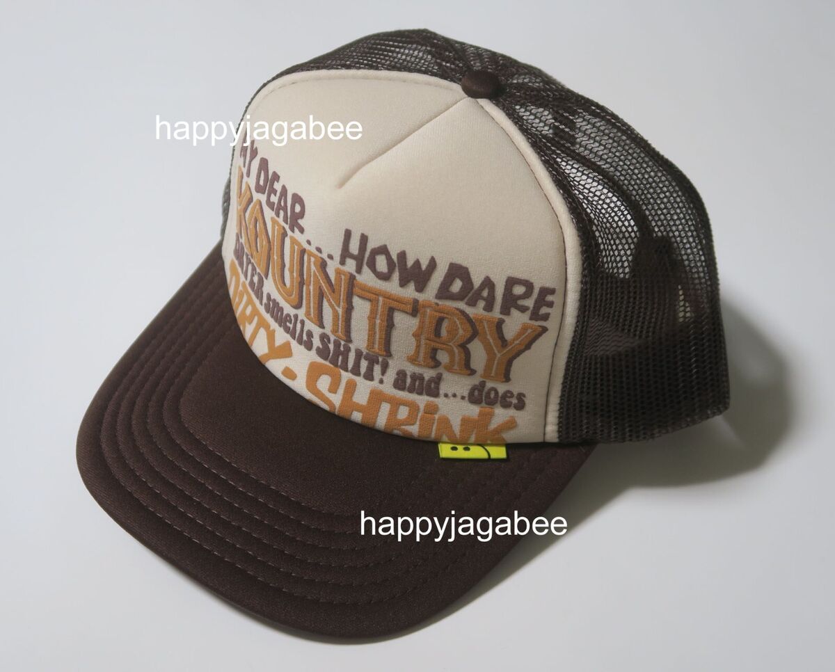 Kapital Capital KOUNTRY DIRTY SHRINK TRACK CAP KR2304XH30 Ivory x