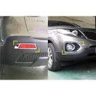 Auto Clover Chrome Front & Rear Fog Light Cover Trim for Kia Sorento 2010 - 2012