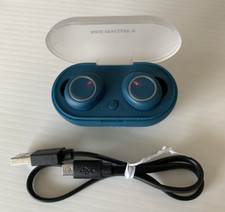 Merkury MI-E012T Innovations Element True Wireless Blue Earbuds Charging Case