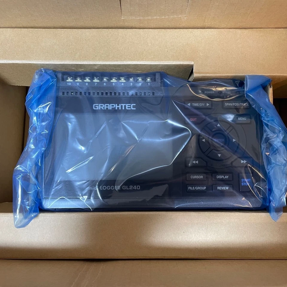 GRAPHTEC midi LOGGER GL240 isolated multi channel data logger from Japan New - Image 3 of 4