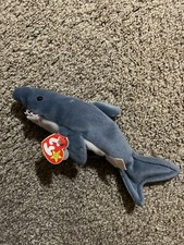 Beanie Baby 1996 Crunch The Shark ORIGINAL style 4130