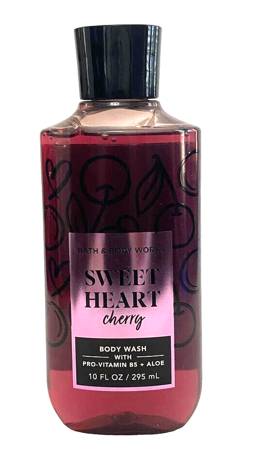 BATH & BODY WORKS BODY WASH SWEETHEART CHERRY 10 FL OZ / 295 mL