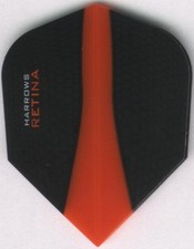 Orange RETINA Dart Flights: 3 per set