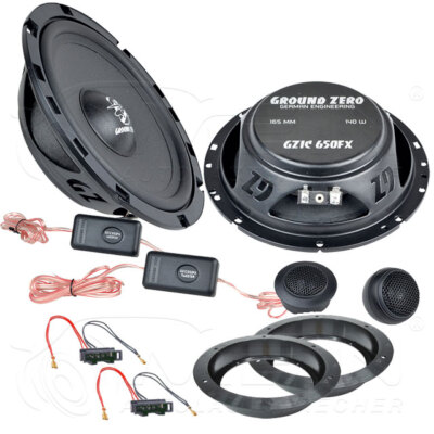 GROUND ZERO LAUTSPRECHER für VW T6 Bus 2015-2019 Front Vorn 2-Wege 140W #AUZ7