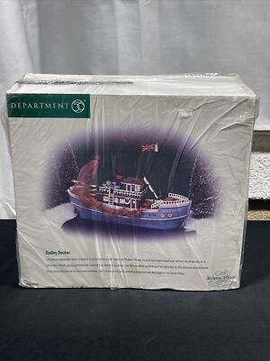 Dept. 56 Dudley Docker 56.58353 Fishing Boat Dickens Village