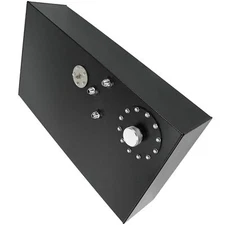 Black 17 Gallon /64L Fuel Cell Gas Tank W/ Cap W/ Level Sender Street Rod