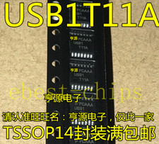 5PCS USB1T11AMX IC TXRX SERIAL BUS UNIV 14SOIC USB1T11 1T11 USB1T11A 1T11A#K1995