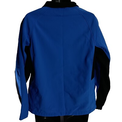 Wide Back Track Jacket サイズ46 ネイビー NordicTrack Full Zip Softshell Jacket Royal Blue Men's Medium | eBay