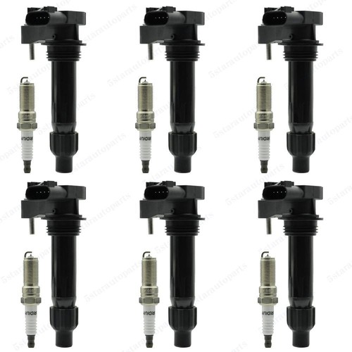 Ignition Coils 6+6 Spark Plugs for Buick Chevrolet Cadillac Saturn V6 3.6L UF569 - Foto 8 di 12
