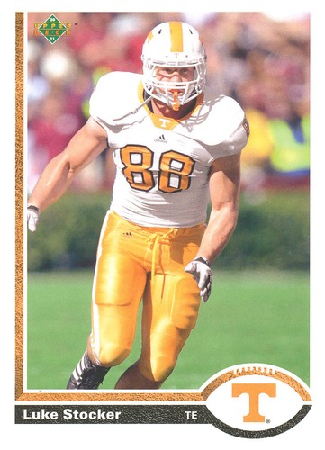 20th ANNIVERSARY Luke Stocker RC VIKINGS FALCONS TITANS BUCS VOLS 