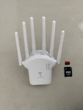 2024 WiFi Extender with Ethernet Port 6-Antenna WiFi Extender  128GB Micro SD