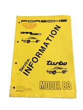 Porsche 911SC Turbo 1983 OEM Shop Service Repair Manual Information Engine Guide