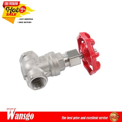 Heavy Duty Wheel Handle Gate Valve DN15 1/2'' NPT Stainless Steel Female Threaded