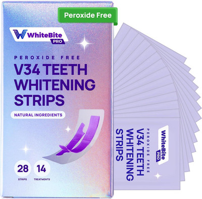 Whitebite Pro Purple Teeth Whitening Strips, 28 28 Count (Pack of 1), White