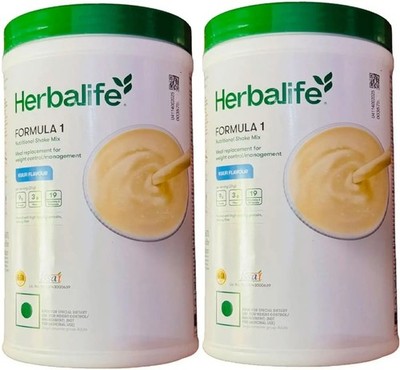 2 X Herbalife Formula 1 Healthy Meal Nutritional Shake KULFI 500 GMS
