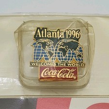 Coca-Cola Atlanta 1996 Olympic Games Commemorative Pin Welcomes the World