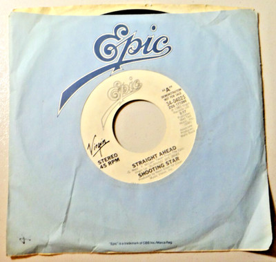 Shooting Star 1983 Epic Virgin Straight Ahead Demo White Label 45 rpm VG Rare!