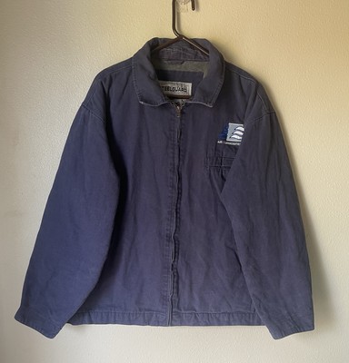 Steel Guard Heavy Canvas Lined Insulated Denim Blue Jacket Men s XL. J2029