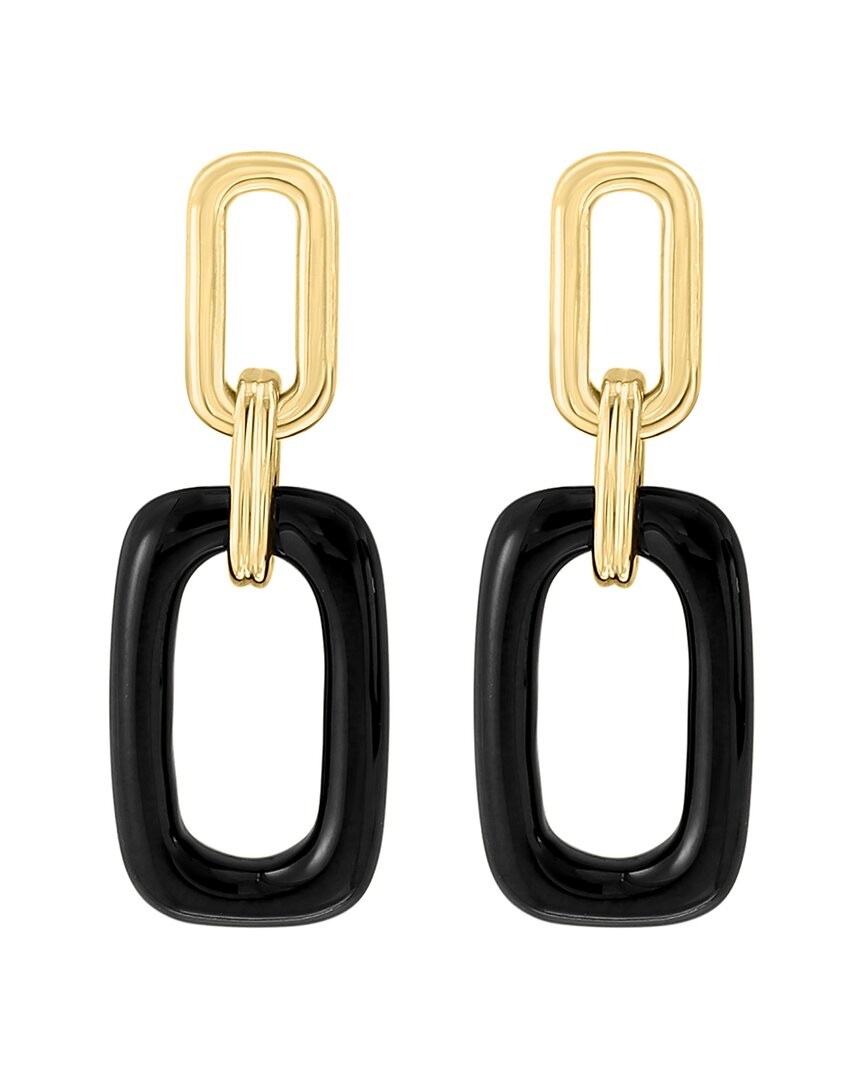 Женские серьги с ониксом Effy Fine Jewelry 14K 818 Ct Tw 132890₽