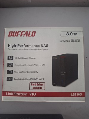 Buffalo LinkStation 710D 8TB NAS (Model: LS710D) New SEALED
