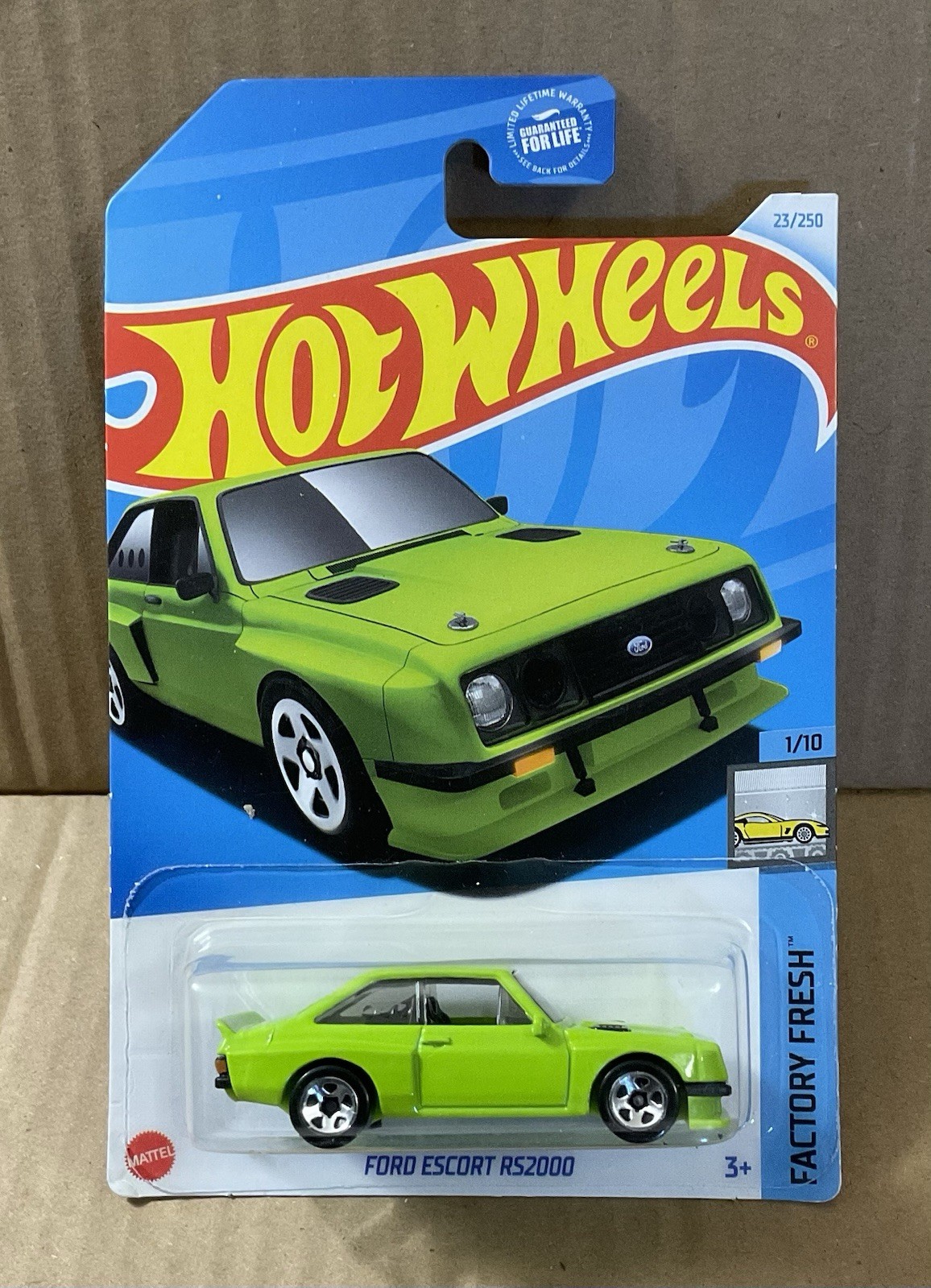 Hot Wheels Ford Escort RS2000 (green)