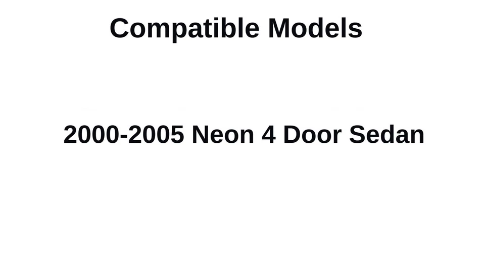 Fit 00-05 Dodge Neon 00-01 Plymouth Neon Passenger Right Front Door Window Glass Foto 3 de 4